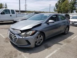 Salvage cars for sale at Rancho Cucamonga, CA auction: 2018 Hyundai Elantra SEL