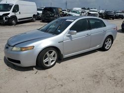 Salvage cars for sale at Houston, TX auction: 2005 Acura TL