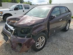 KIA Sorento lx salvage cars for sale: 2015 KIA Sorento LX