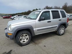 Salvage cars for sale at Brookhaven, NY auction: 2003 Jeep Liberty Sport