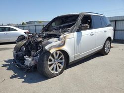 Salvage cars for sale at Bakersfield, CA auction: 2016 Land Rover Range Rover HSE