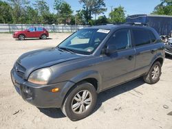 Salvage cars for sale at Hampton, VA auction: 2009 Hyundai Tucson GLS