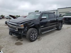Salvage cars for sale at Kansas City, KS auction: 2014 Chevrolet Silverado K1500 High Country