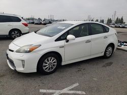 Toyota Prius plug-in salvage cars for sale: 2012 Toyota Prius PLUG-IN