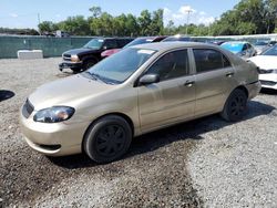 Salvage cars for sale at Riverview, FL auction: 2007 Toyota Corolla CE