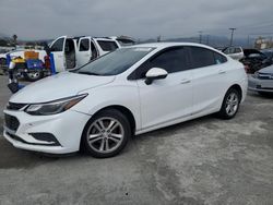 Chevrolet Cruze salvage cars for sale: 2017 Chevrolet Cruze LT