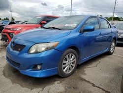 Salvage cars for sale from Copart Moraine, OH: 2010 Toyota Corolla Base
