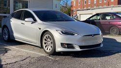 Salvage cars for sale at West Warren, MA auction: 2017 Tesla Model S