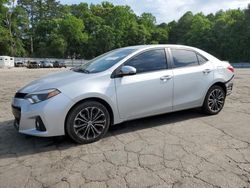 Salvage cars for sale from Copart Austell, GA: 2014 Toyota Corolla L