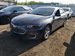 Salvage cars for sale at New Britain, CT auction: 2017 Chevrolet Malibu LS