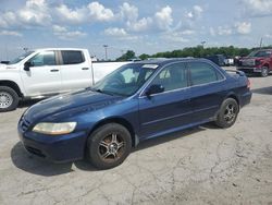 Salvage cars for sale at Indianapolis, IN auction: 2002 Honda Accord EX