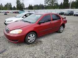 Salvage cars for sale at Graham, WA auction: 2007 Toyota Corolla CE