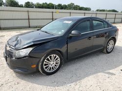 Salvage cars for sale from Copart New Braunfels, TX: 2012 Chevrolet Cruze ECO