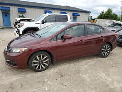 Honda salvage cars for sale: 2015 Honda Civic EXL