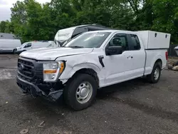 Salvage trucks for sale at New Britain, CT auction: 2021 Ford F150 Super Cab