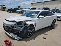 Honda Accord Sport salvage cars for sale: 2019 Honda Accord Sport