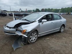 Salvage cars for sale from Copart Hillsborough, NJ: 2008 Honda Civic LX