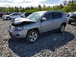 Salvage cars for sale at Windham, ME auction: 2016 Jeep Compass Latitude