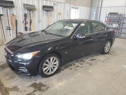 Salvage cars for sale at Mcfarland, WI auction: 2016 Infiniti Q50 Premium