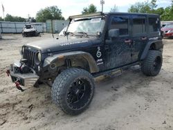 Salvage cars for sale at Midway, FL auction: 2015 Jeep Wrangler Unlimited Sport