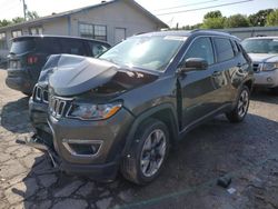 Jeep salvage cars for sale: 2021 Jeep Compass Limited