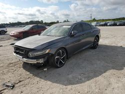 Carros salvage para piezas a la venta en subasta: 2018 Honda Accord Sport