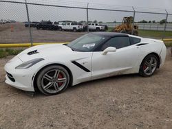 Salvage cars for sale at Houston, TX auction: 2016 Chevrolet Corvette Stingray 2LT
