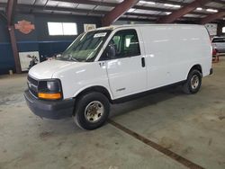 Salvage trucks for sale at East Granby, CT auction: 2006 Chevrolet Express G2500