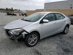 Salvage cars for sale at Mentone, CA auction: 2014 Toyota Corolla L