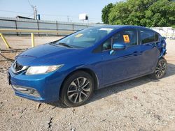 Salvage cars for sale at Oklahoma City, OK auction: 2015 Honda Civic EX