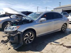 Salvage cars for sale at Chicago Heights, IL auction: 2016 Honda Accord EXL