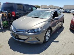 Salvage cars for sale from Copart Martinez, CA: 2017 Chevrolet Volt Premier