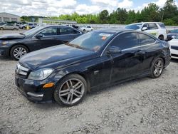 Salvage cars for sale at Memphis, TN auction: 2012 Mercedes-Benz C 250