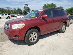 Salvage cars for sale from Copart Hampton, VA: 2008 Toyota Highlander