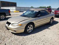 Salvage cars for sale at Kansas City, KS auction: 1998 Chrysler Sebring JXI