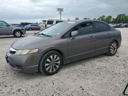Salvage cars for sale from Copart Houston, TX: 2010 Honda Civic EX