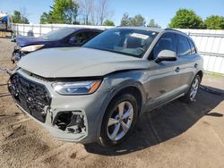 Salvage cars for sale from Copart Ontario Auction, ON: 2022 Audi SQ5 Premium
