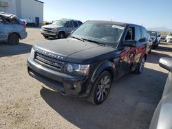 Salvage cars for sale at Tucson, AZ auction: 2012 Land Rover Range Rover Sport SC