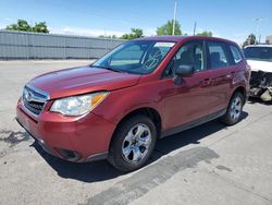 Salvage cars for sale at Littleton, CO auction: 2015 Subaru Forester 2.5I