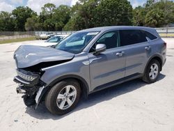 Salvage cars for sale at Fort Pierce, FL auction: 2023 KIA Sorento LX