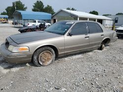 Salvage cars for sale at Prairie Grove, AR auction: 2001 Ford Crown Victoria LX