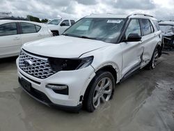 Salvage cars for sale at Cahokia Heights, IL auction: 2020 Ford Explorer Platinum