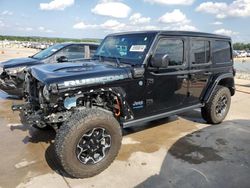 Salvage cars for sale at Grand Prairie, TX auction: 2022 Jeep Wrangler Unlimited Rubicon 4XE