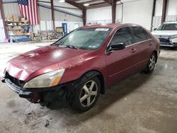 Salvage cars for sale at West Mifflin, PA auction: 2004 Honda Accord EX