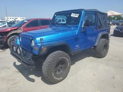 Salvage cars for sale at Grand Prairie, TX auction: 2003 Jeep Wrangler Commando
