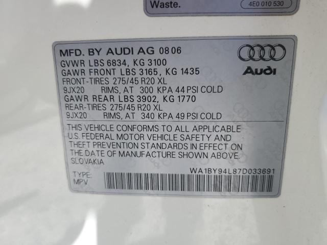 2007 Audi Q7 3.6 Quattro Premium