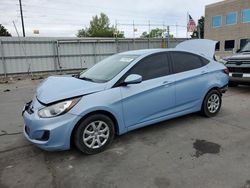 Salvage cars for sale at Littleton, CO auction: 2014 Hyundai Accent GLS