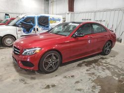 Salvage cars for sale at Milwaukee, WI auction: 2018 Mercedes-Benz C 300 4matic