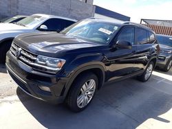Salvage cars for sale at North Las Vegas, NV auction: 2019 Volkswagen Atlas SE