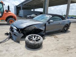 Salvage cars for sale at West Palm Beach, FL auction: 2021 Ford Mustang